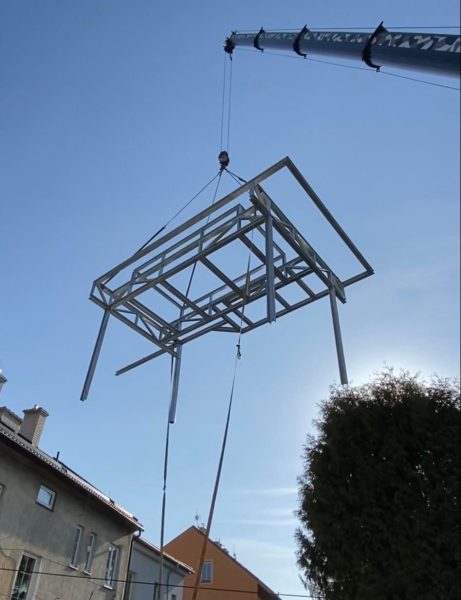 Výroba a montáž ocelové konstrukce
